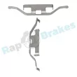 RAP BRAKES R-U0139 - Kit d'accessoires, plaquette de frein à disque