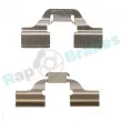 RAP BRAKES R-U0143 - Kit d'accessoires, plaquette de frein à disque