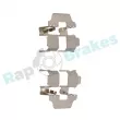 RAP BRAKES R-U0185 - Kit d'accessoires, plaquette de frein à disque