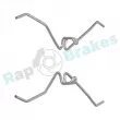RAP BRAKES R-U0202 - Kit d'accessoires, plaquette de frein à disque