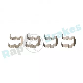 Kit d'accessoires, plaquette de frein à disque RAP BRAKES R-U0237 pour KIA SORENTO 2.5 CRDi - 163cv