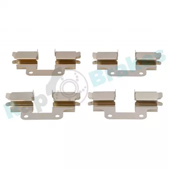 Kit d'accessoires, plaquette de frein à disque RAP BRAKES R-U0240 pour VOLKSWAGEN PASSAT 2.2 eD4 - 150cv