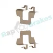 RAP BRAKES R-U0243 - Kit d'accessoires, plaquette de frein à disque