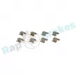 RAP BRAKES R-U0283 - Kit d'accessoires, plaquette de frein à disque