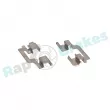RAP BRAKES R-U0293 - Kit d'accessoires, plaquette de frein à disque