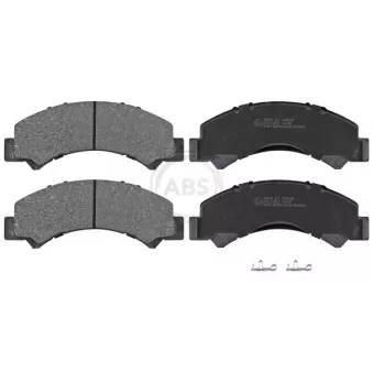 Jeu de 4 plaquettes de frein A.B.S. OEM 8973783510