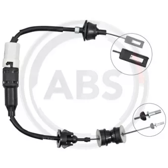 Tirette à câble, commande d'embrayage A.B.S. OEM 2150W4