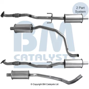 Tuyau d'échappement BM CATALYSTS OEM 863077