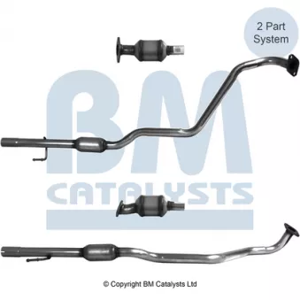 Catalyseur BM CATALYSTS BM92653H pour KIA RIO 1.25 - 84cv