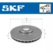 SKF VKBD 80335 V1 - Jeu de 2 disques de frein avant