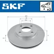 SKF VKBD 80365 V2 - Jeu de 2 disques de frein avant