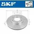 SKF VKBD 80591 V2 - Jeu de 2 disques de frein avant