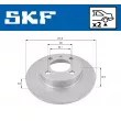 SKF VKBD 90372 S2 - Jeu de 2 disques de frein avant