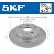 SKF VKBD 90401 S2 - Jeu de 2 disques de frein avant