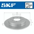 SKF VKBD 90425 S2 - Jeu de 2 disques de frein arrière