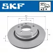 SKF VKBD 90447 V2 - Jeu de 2 disques de frein avant