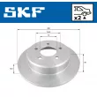 SKF VKBD 90666 S2 - Jeu de 2 disques de frein avant
