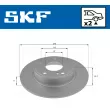 SKF VKBD 91065 S2 - Jeu de 2 disques de frein arrière