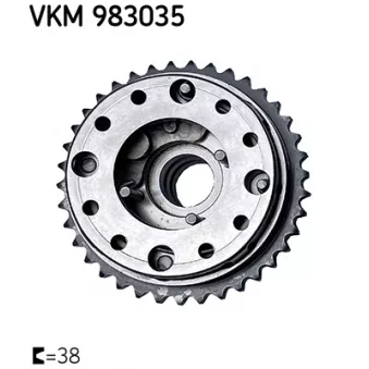 Dispositif de réglage électrique d'arbre à cames SKF VKM 983035