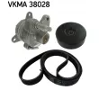 SKF VKMA 38028 - Jeu de courroies trapézoïdales à nervures