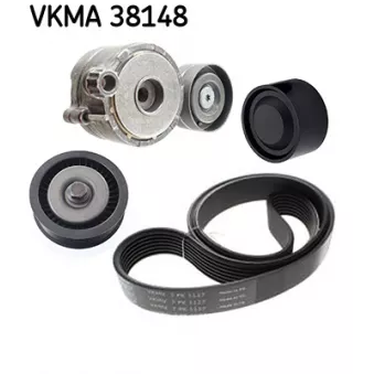 Jeu de courroies trapézoïdales à nervures SKF OEM 05175589AA