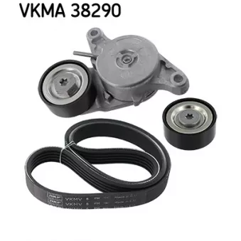 SKF VKMA 38290 - Jeu de courroies trapézoïdales à nervures