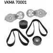 SKF VKMA 70001 - Jeu de courroies trapézoïdales à nervures