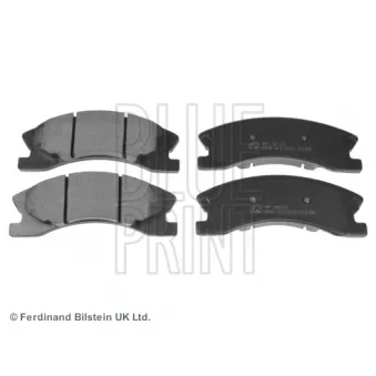 Jeu de 4 plaquettes de frein avant BLUE PRINT OEM 5093183AA