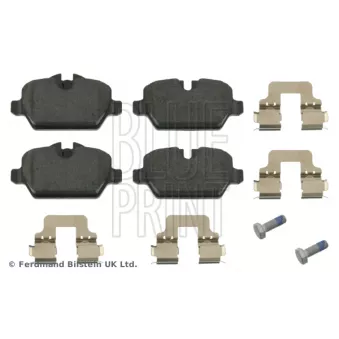 Jeu de 4 plaquettes de frein arrière BLUE PRINT OEM 34216788183