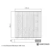 BLUE PRINT ADBP250029 - Filtre, air de l'habitacle