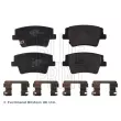 Jeu de 4 plaquettes de frein arrière BLUE PRINT [ADBP420027]