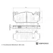BLUE PRINT ADBP420033 - Jeu de 4 plaquettes de frein avant