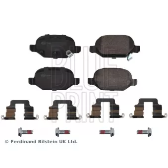 Jeu de 4 plaquettes de frein arrière BLUE PRINT OEM 77366453