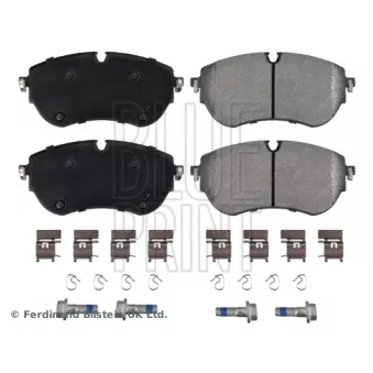 Jeu de 4 plaquettes de frein avant BLUE PRINT OEM 2H6698151