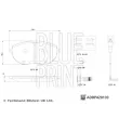 BLUE PRINT ADBP420103 - Jeu de 4 plaquettes de frein avant