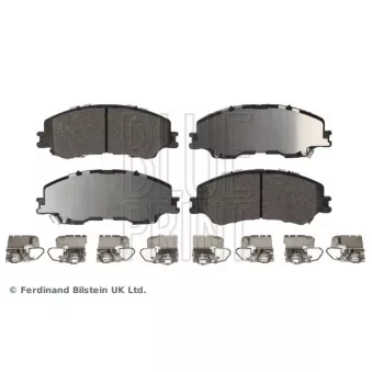 Jeu de 4 plaquettes de frein avant BLUE PRINT OEM 8975128370