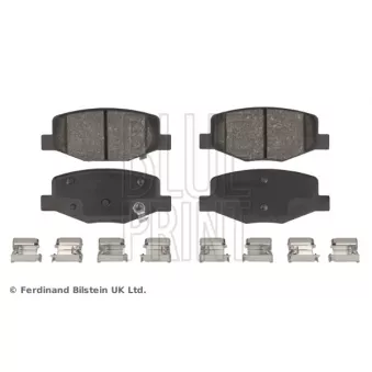 Jeu de 4 plaquettes de frein arrière BLUE PRINT OEM 10347032
