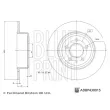 BLUE PRINT ADBP430015 - Jeu de 2 disques de frein arrière