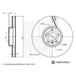 BLUE PRINT ADBP430024 - Disque de frein avant droit