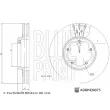 BLUE PRINT ADBP430075 - Jeu de 2 disques de frein avant