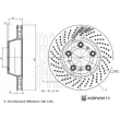 BLUE PRINT ADBP430113 - Disque de frein arrière gauche