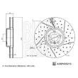 Disque de frein avant droit BLUE PRINT [ADBP430216]