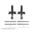 BLUE PRINT ADBP480024 - Kit d'accessoires, plaquette de frein à disque