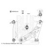 BLUE PRINT ADBP860204 - Bras de liaison, suspension de roue avant droit