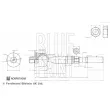 Rotule de direction intérieure, barre de connexion BLUE PRINT [ADBP870088]