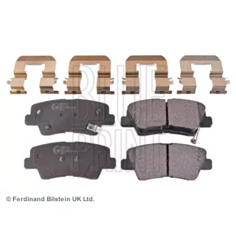 Jeu de 4 plaquettes de frein arrière BLUE PRINT OEM 58302D4A55