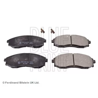 Jeu de 4 plaquettes de frein avant BLUE PRINT OEM 581014AA10