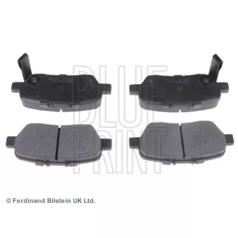 Jeu de 4 plaquettes de frein arrière BLUE PRINT ADH24292 pour HONDA STREAM 2.0 16V - 156cv