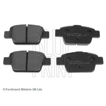 Jeu de 4 plaquettes de frein arrière BLUE PRINT OEM 71769094