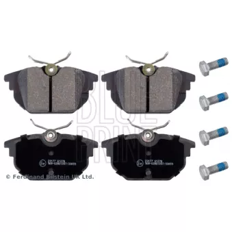 Jeu de 4 plaquettes de frein arrière BLUE PRINT OEM 71752984